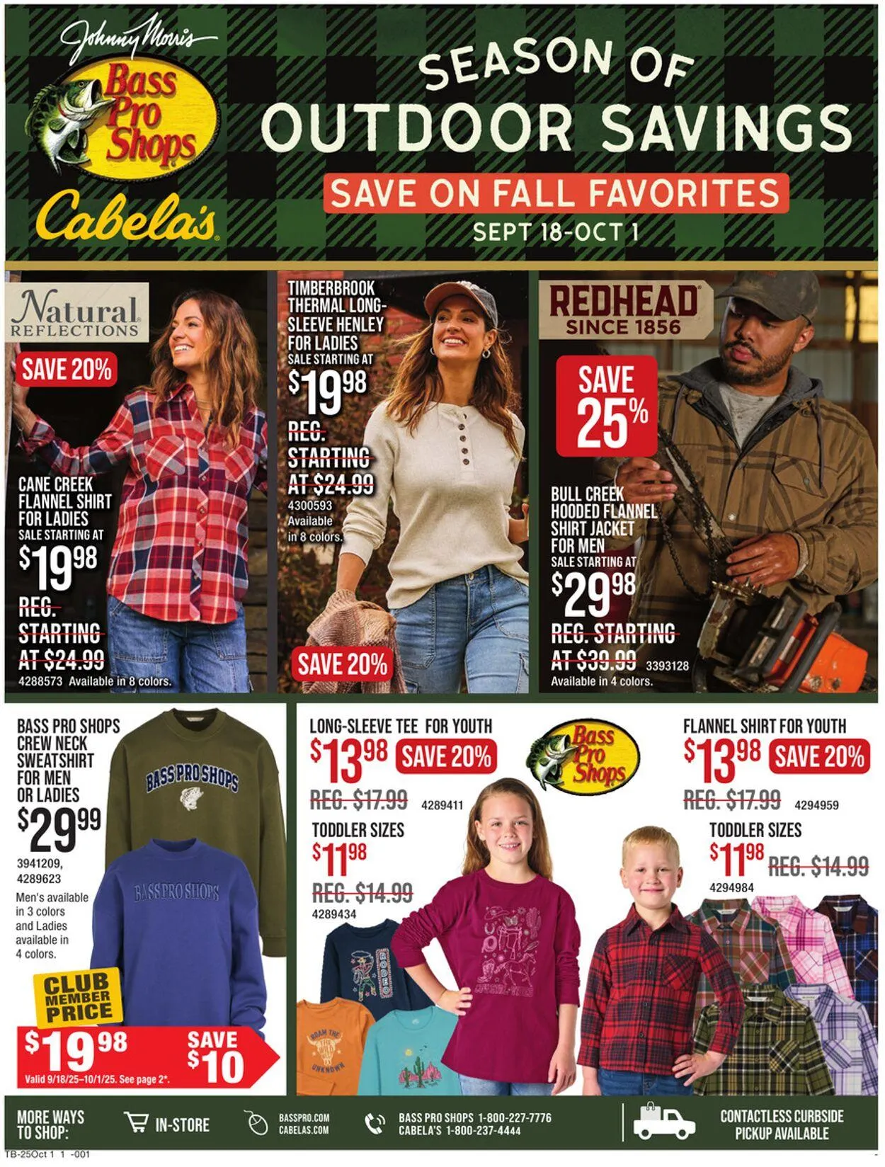 Weekly ad Bass Pro Current weekly ad from September 18 to October 1 2025 - Page 1