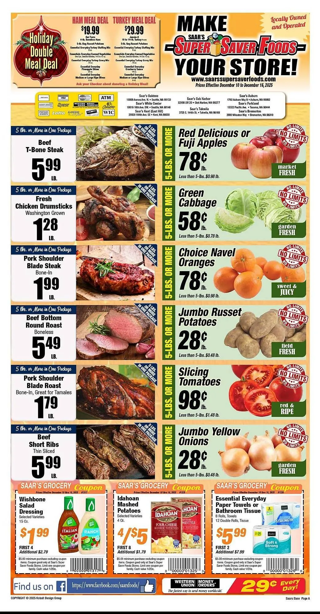 Weekly ad Super Saver weekly ad from December 10 to December 16 2025 - Page 1