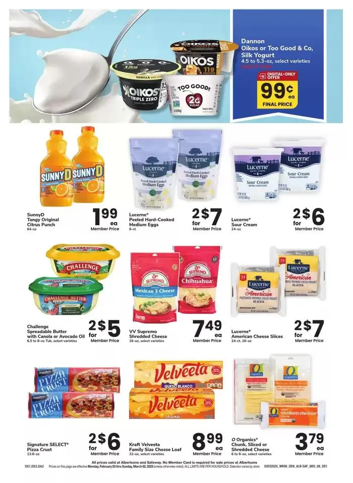 Weekly ad  Albertsons - Denver - BBS from February 3 to March 2 2025 - Page 6