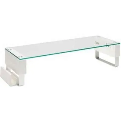 Tripp Lite Monitor Riser Glass Top 3 USB-A Height Adjustable Quick Charge Port