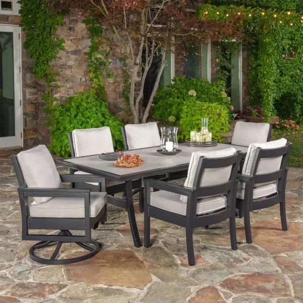 SunVilla Fairchild 7-piece Outdoor Cushion Dining Set