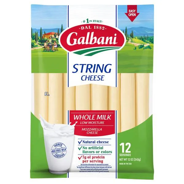 Galbani Whole Milk Mozzarella String Cheese