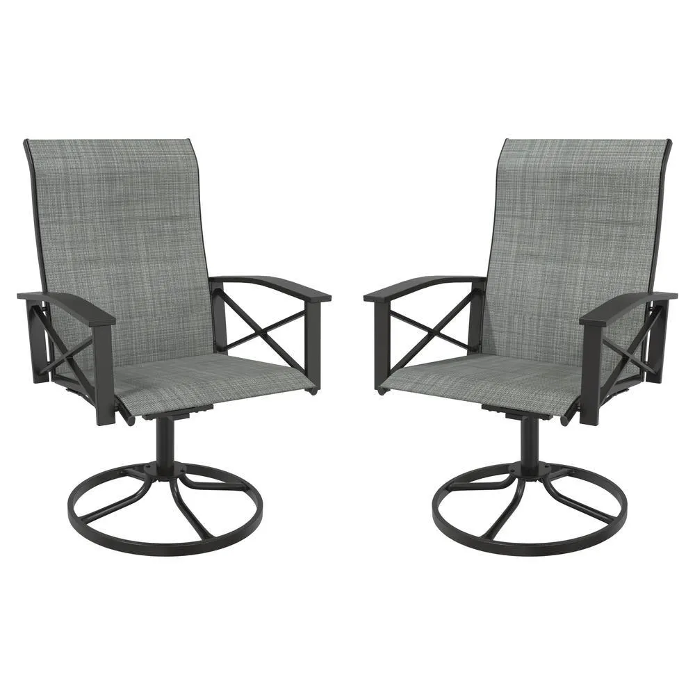 Backyard Creations® Northfield Swivel Rocker Chair-2 Pack