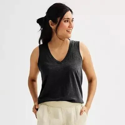 Women's Sonoma Goods For Life® V-Neck Tank Top