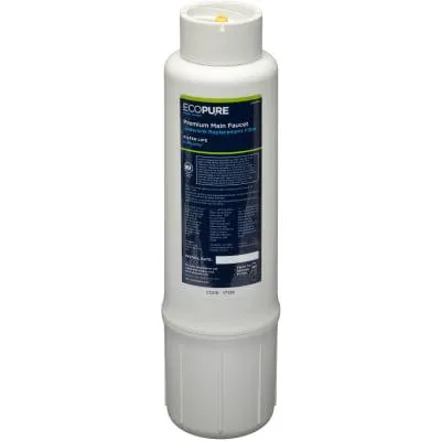 EcoPure Premium Main Faucet Undersink Replacement Filter