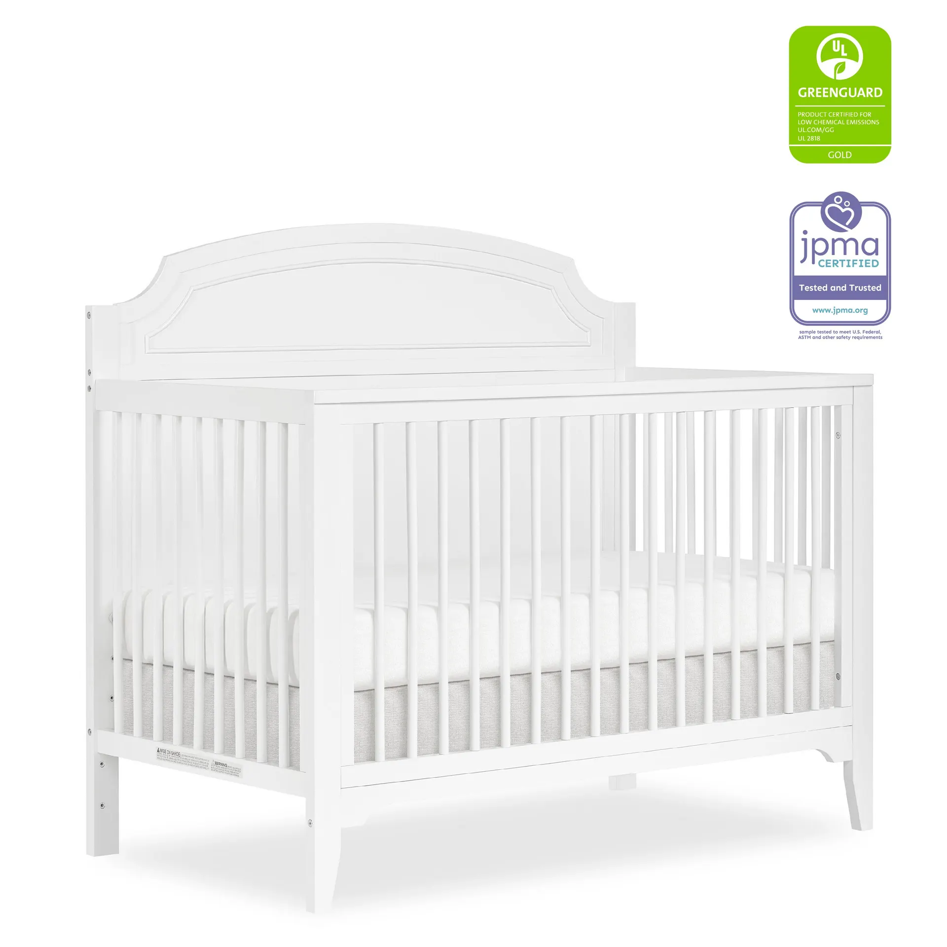 Dream On Me Milton 5-in-1 Convertible Crib