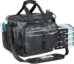 Ghosthorn Fishing Tackle Box, Waterproof 3600 and 3700 Tackle Trays, Plastic Tackle Box Organizer with Removable Dividers Storage Lure Box for Lures 1 and 4 Pack