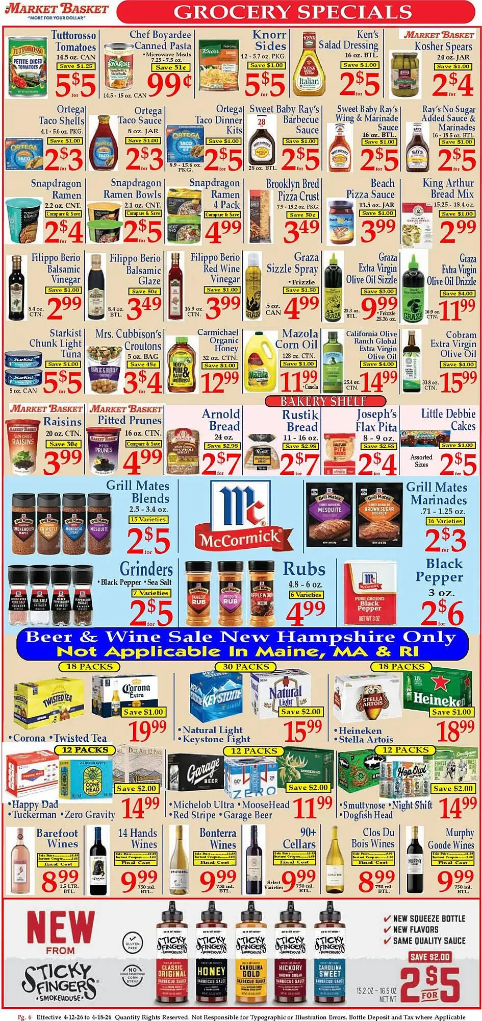 Weekly ad Market Basket weekly ad from April 12 to April 18 2026 - Page 6