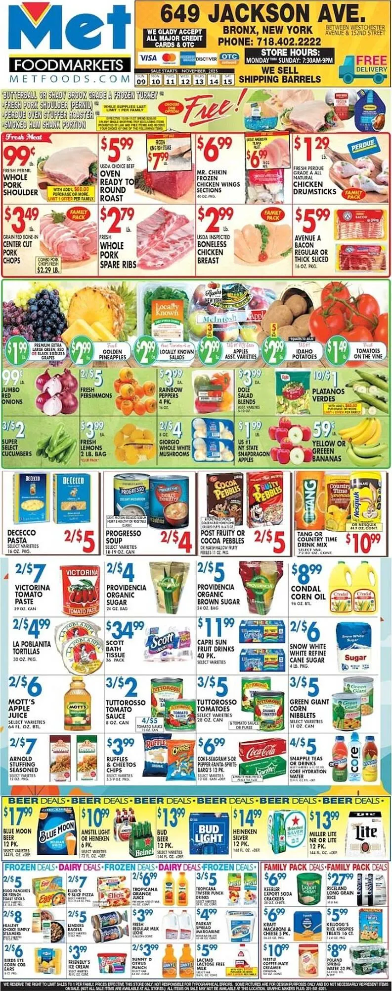 Weekly ad Met Foodmarkets weekly ad from November 9 to November 15 2025 - Page 1