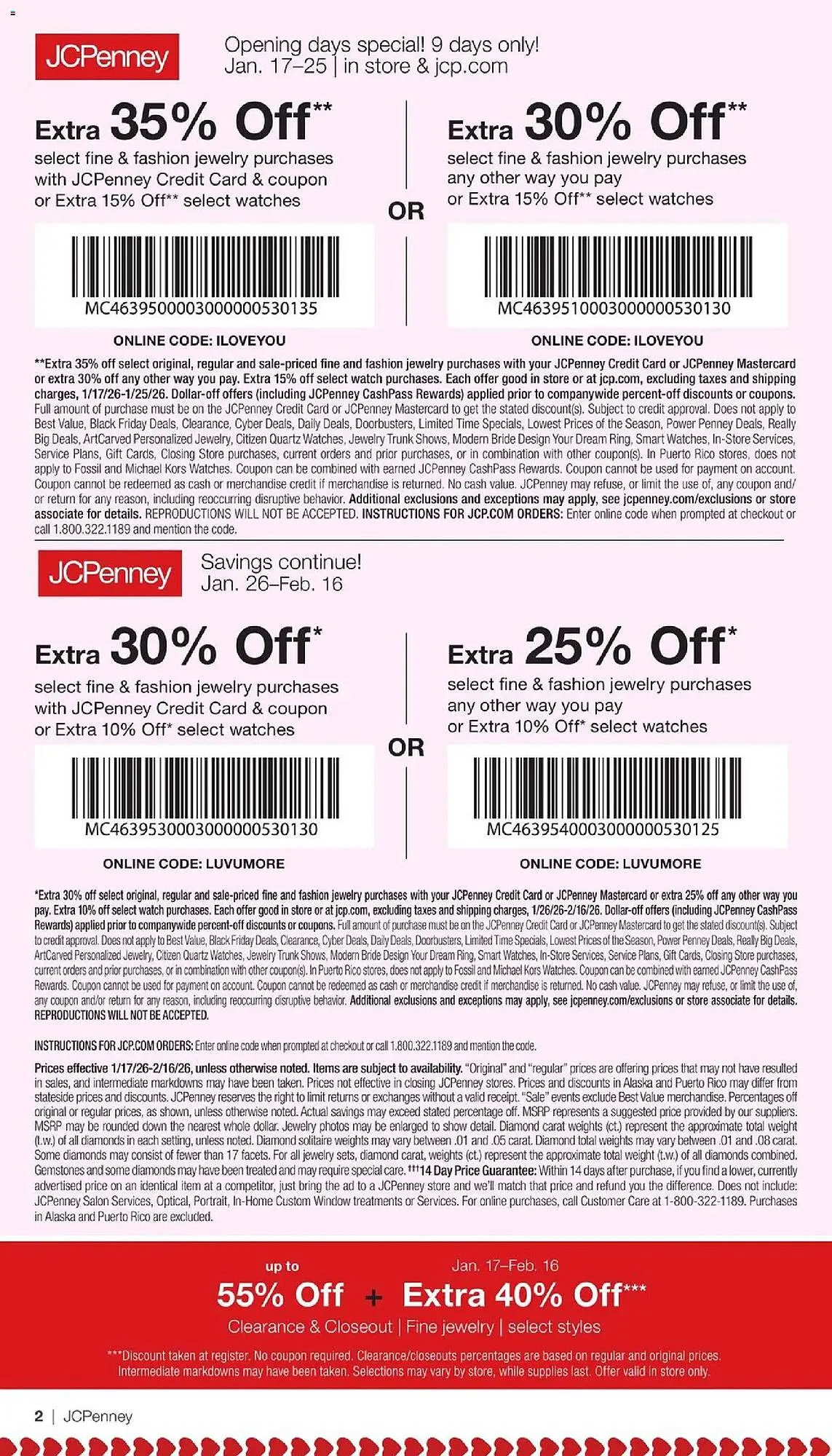 Weekly ad JC Penney weekly ad from January 17 to February 17 2026 - Page 52
