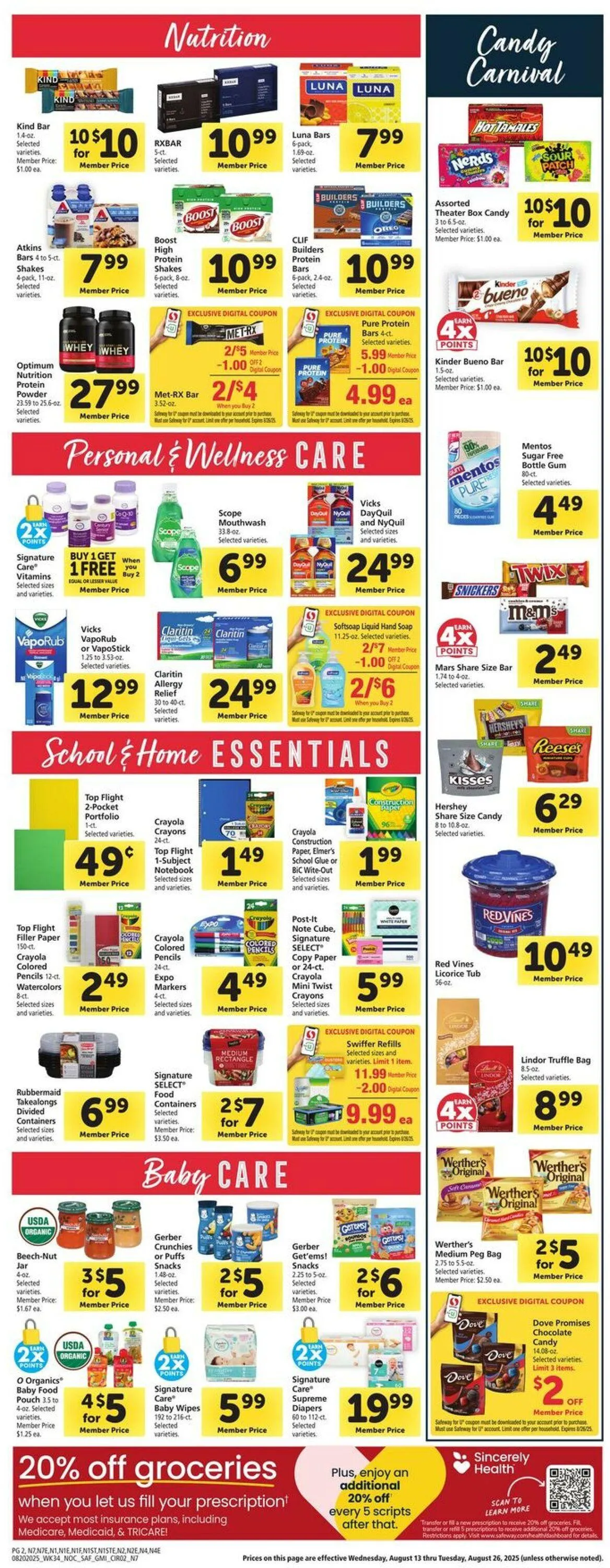 Weekly ad Safeway Current weekly ad from August 20 to August 26 2025 - Page 11