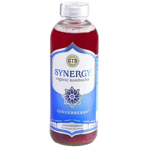 GT's Synergy® organic kombucha, Gingerberry®