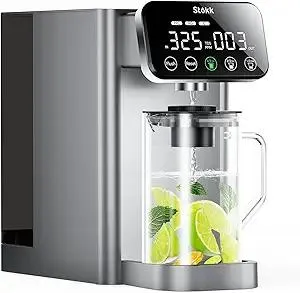 Stokk E1 Reverse Osmosis Water Filter Countertop, 5 Stage RO Water Filter System with Remineralization Glass Pitcher, NSF/ANSI 58&372, Portable No Installation Water Purifier for Home Office