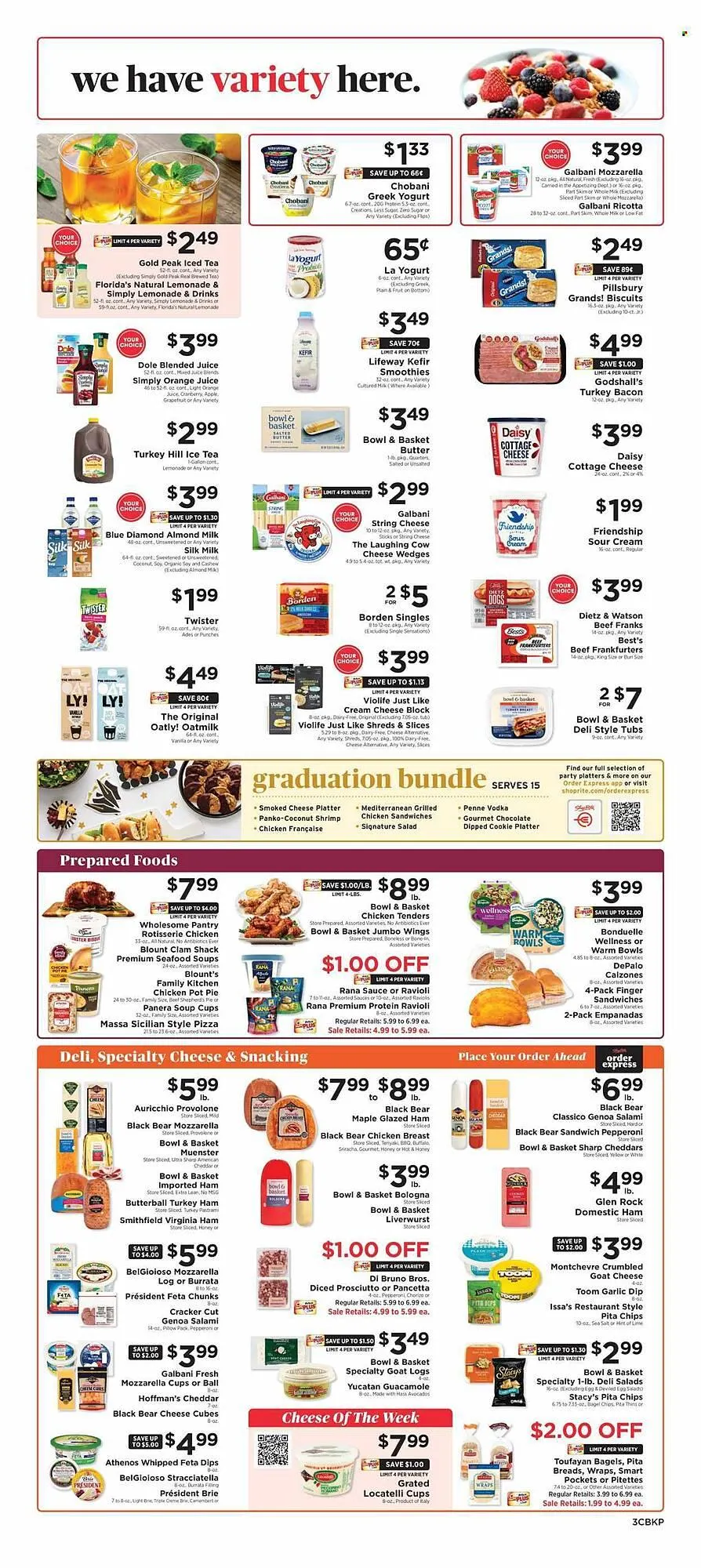 Weekly promotion ShopRite flyer spanning from April 19 to April 25 2026 - Page 4 for Catalogue 365