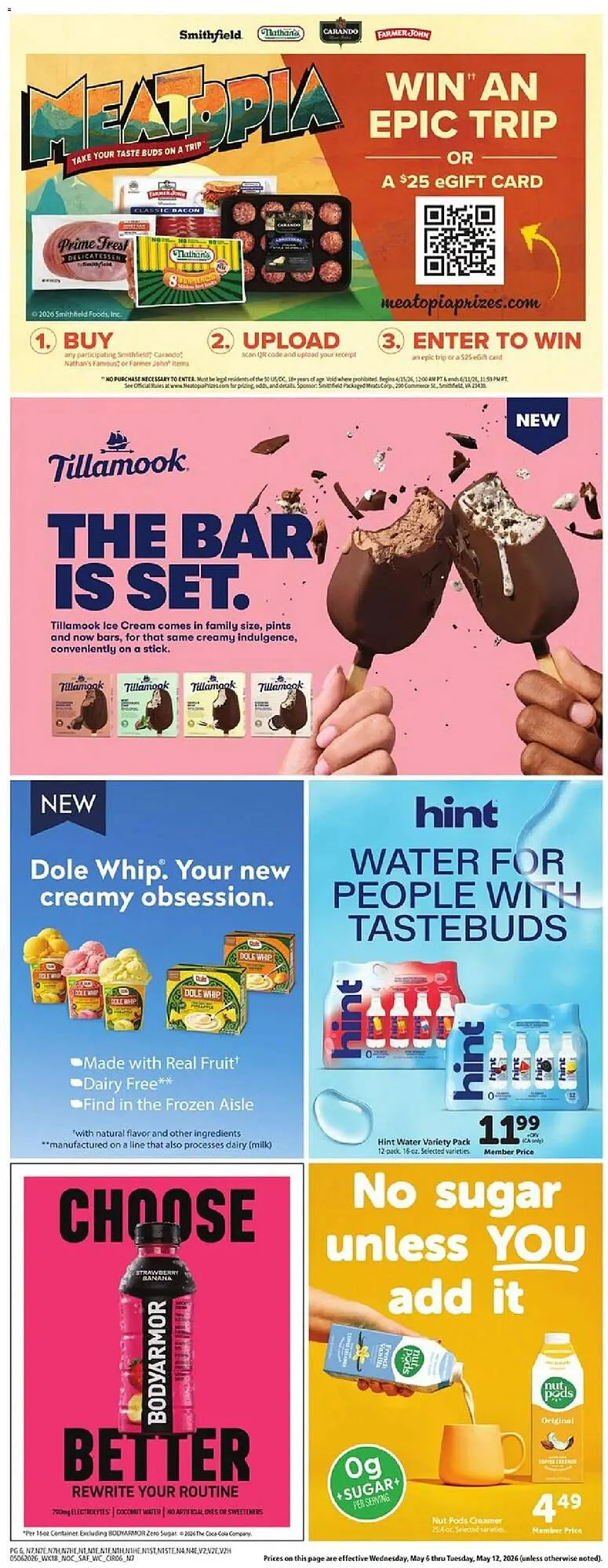 Weekly promotion Safeway weekly ad spanning from May 6 to May 13 2026 - Page 8 for Catalogue 365