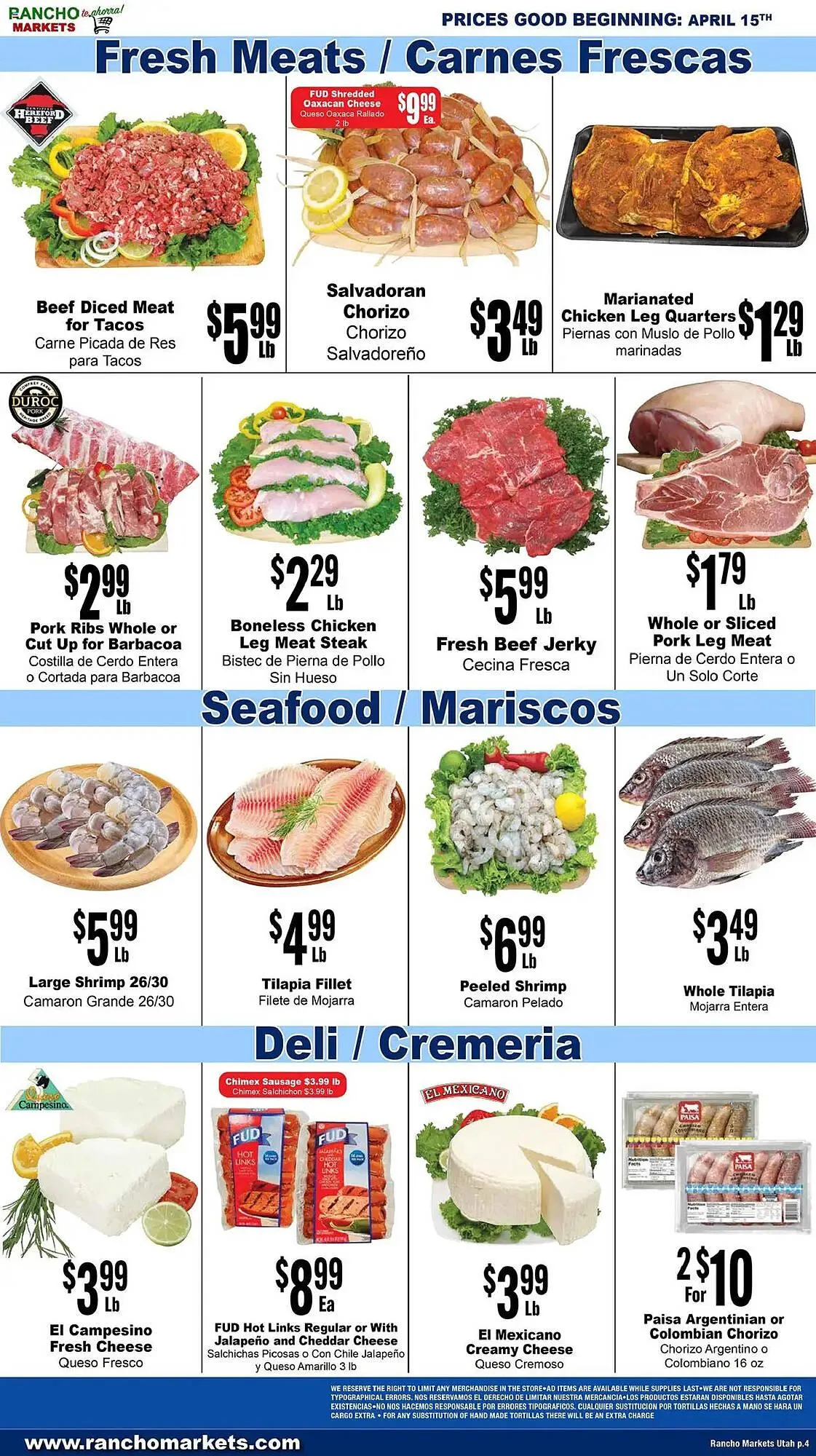 Weekly ad Rancho Markets Weekly Ad from April 15 to April 21 2025 - Page 4