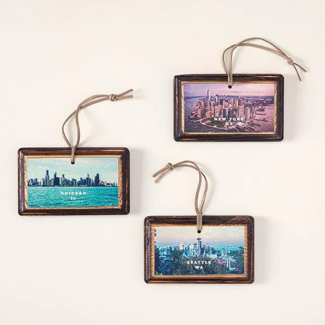 City Sights Photo Ornament