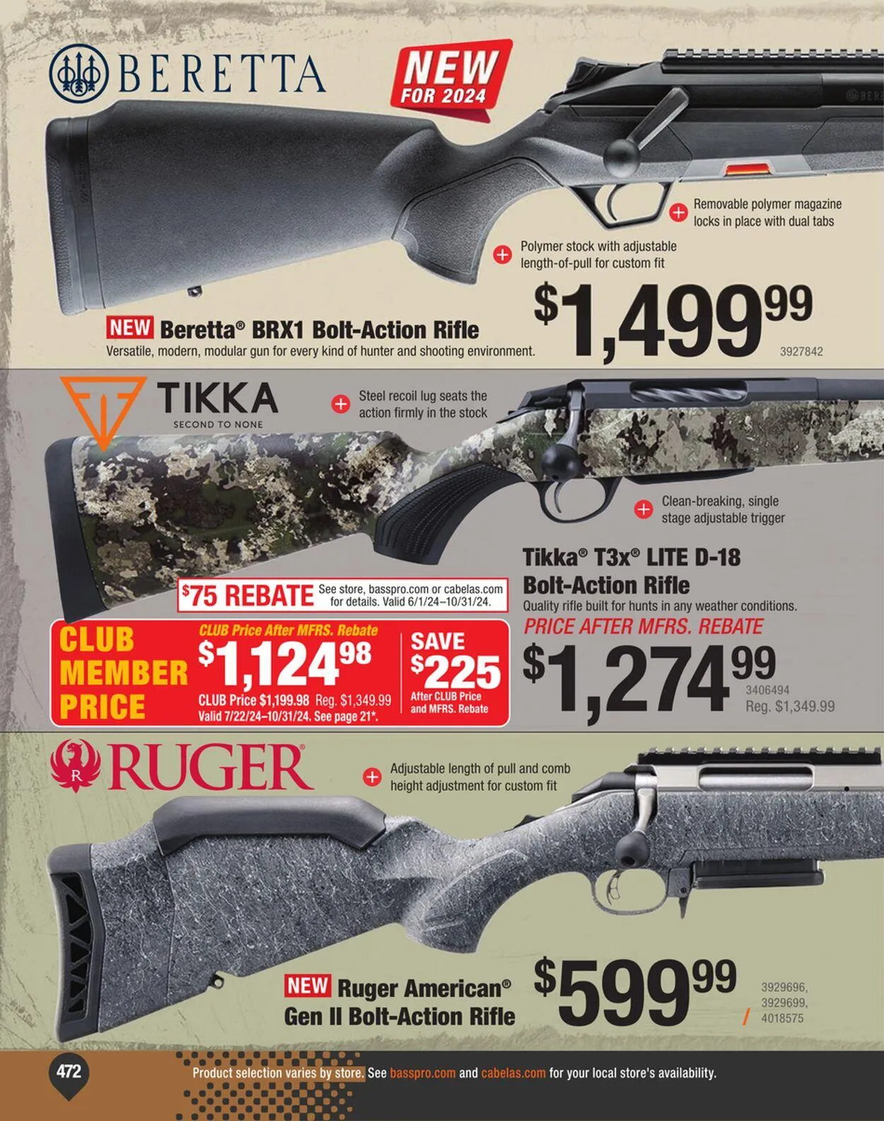 Weekly ad Bass Pro Current weekly ad from September 4 to September 18 2024 - Page 472