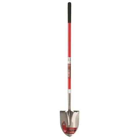 Ace 57.25 in. Steel Round Digging Shovel Fiberglass Handle