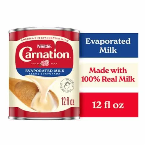 Nestlé Carnation Evaporated Milk Vitamin D Added Shelf Milk Evaporated Milk Canned
