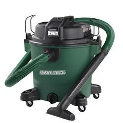 Masterforce® 5 Gallon 5 Peak HP Wet/Dry Vacuum - Wall Mountable & Remote Control