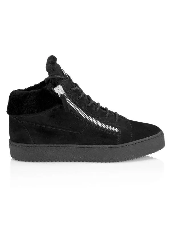 Maylondon Shearling High Top Sneakers