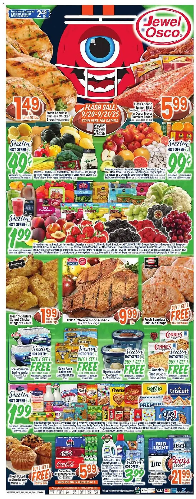 Weekly ad Jewel-Osco weekly ad from September 17 to September 23 2025 - Page 1