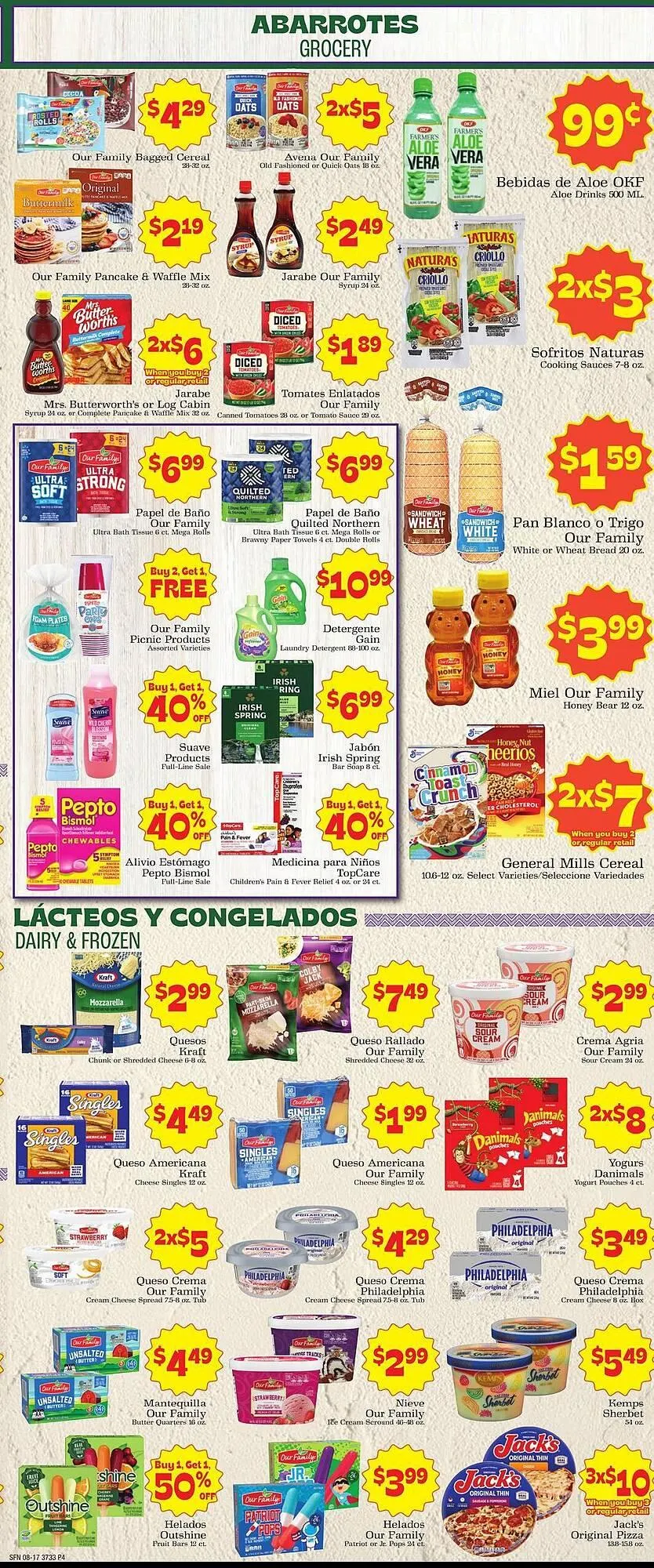 Weekly ad Supermercado Nuestra Familia Weekly Ad from August 17 to August 23 2025 - Page 4