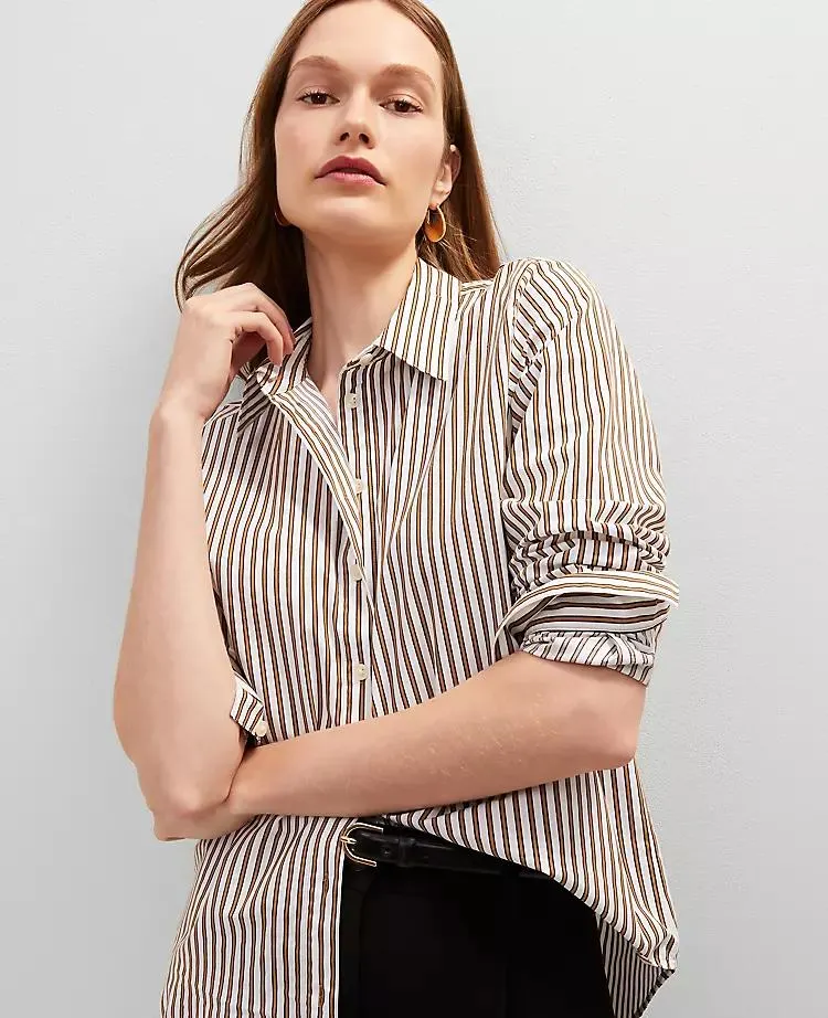 Striped Relaxed Perfect Shirt