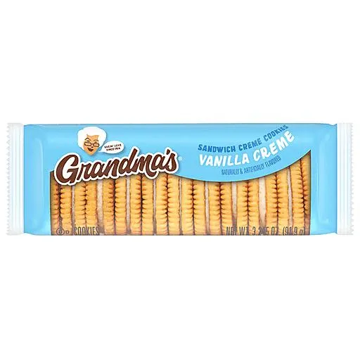 Grandma's Cookies, Sandwich Creme, Vanilla Creme 3.245 oz