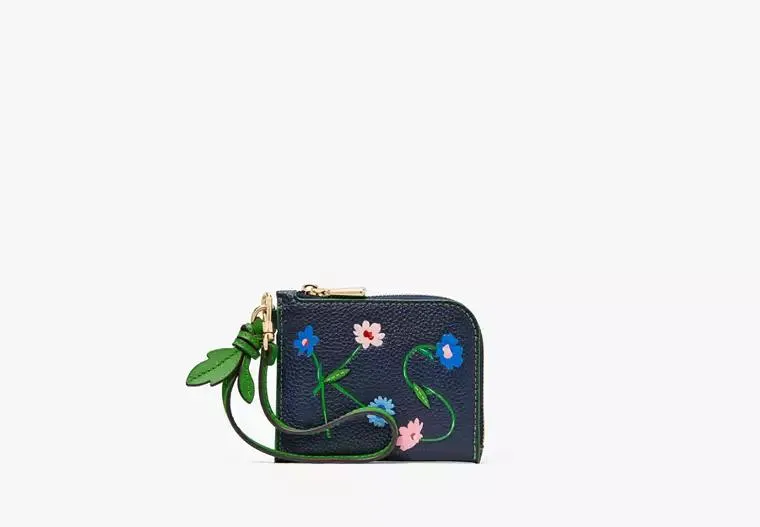 In The Garden Card Case Wristlet