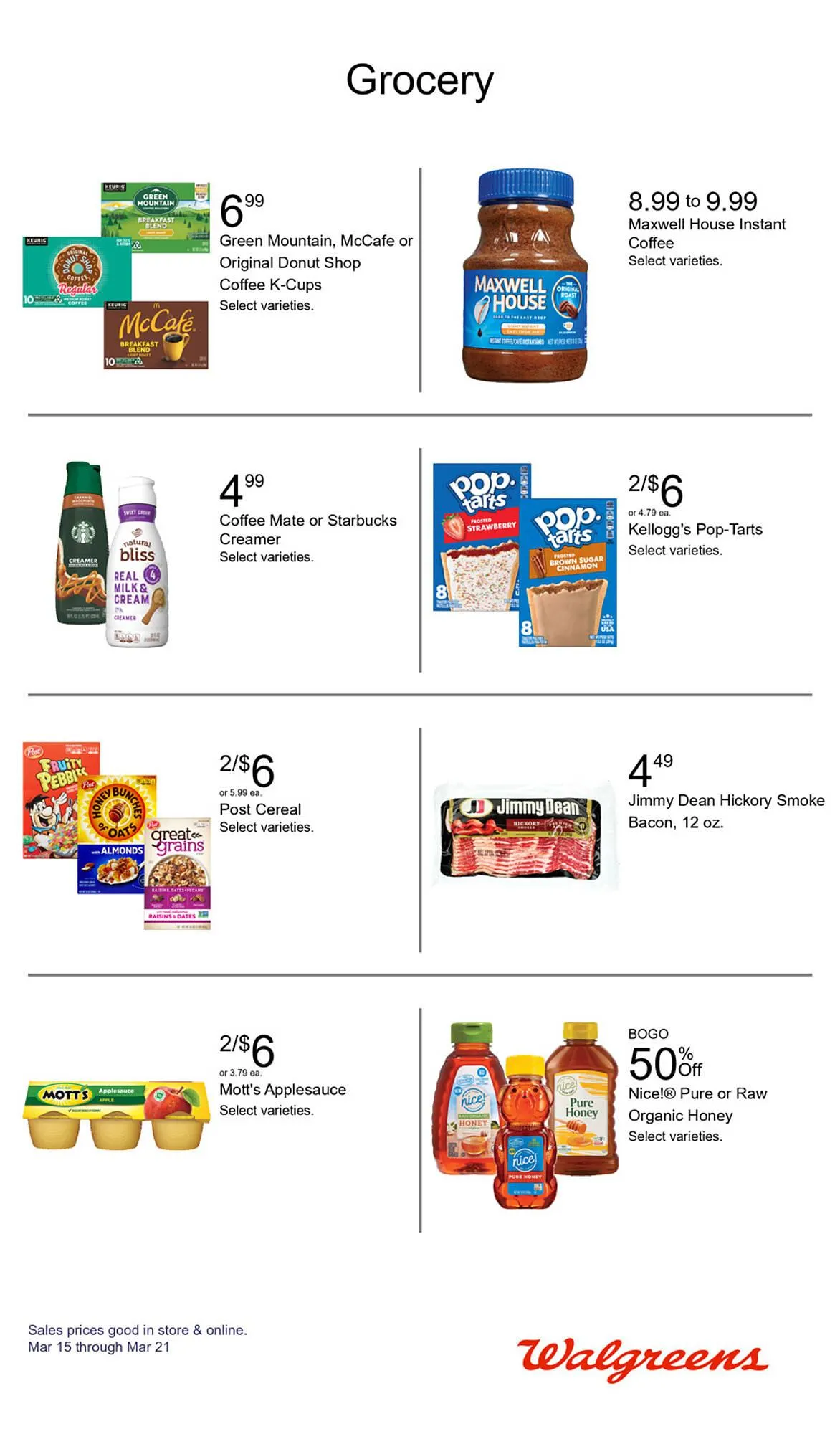 Weekly promotion Walgreens weekly ad spanning from March 15 to March 21 2026 - Page 39 for Catalogue 365