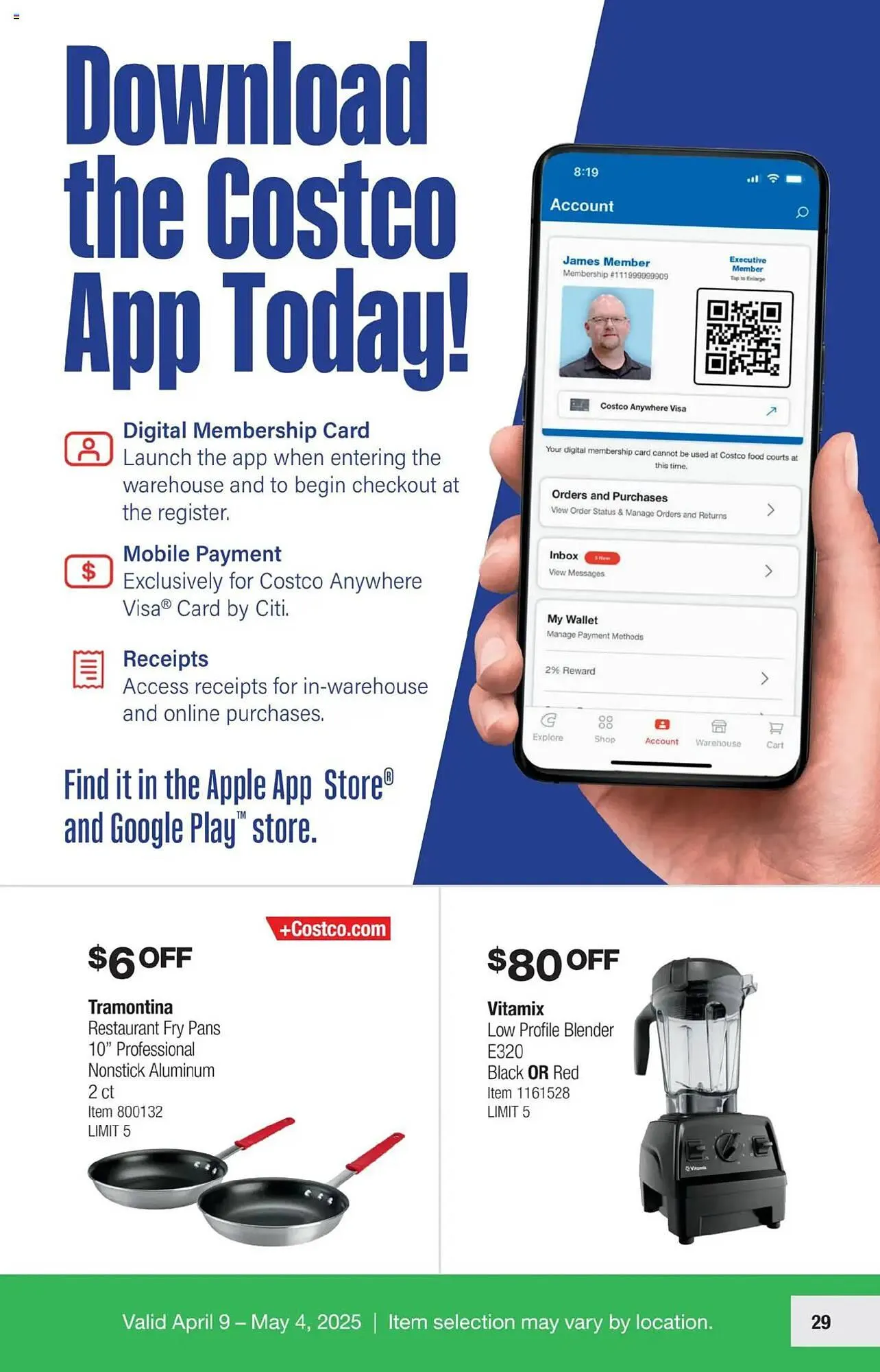 Catálogo de Costco Weekly Ad 9 de abril al 4 de mayo 2025 - Página 29