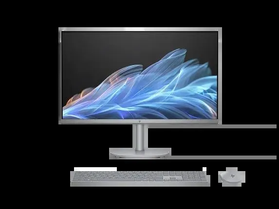 HP OmniStudio X All-in-One 27-cs0055t Desktop PC, Windows 11 Home, 27", Intel® Core™ Ultra 5, 16GB RAM, 512GB SSD, FHD, Meteor silver