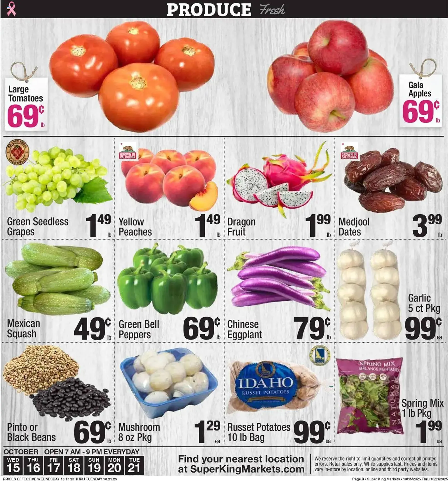 Weekly ad Super King Markets weekly ad from October 15 to October 21 2025 - Page 8