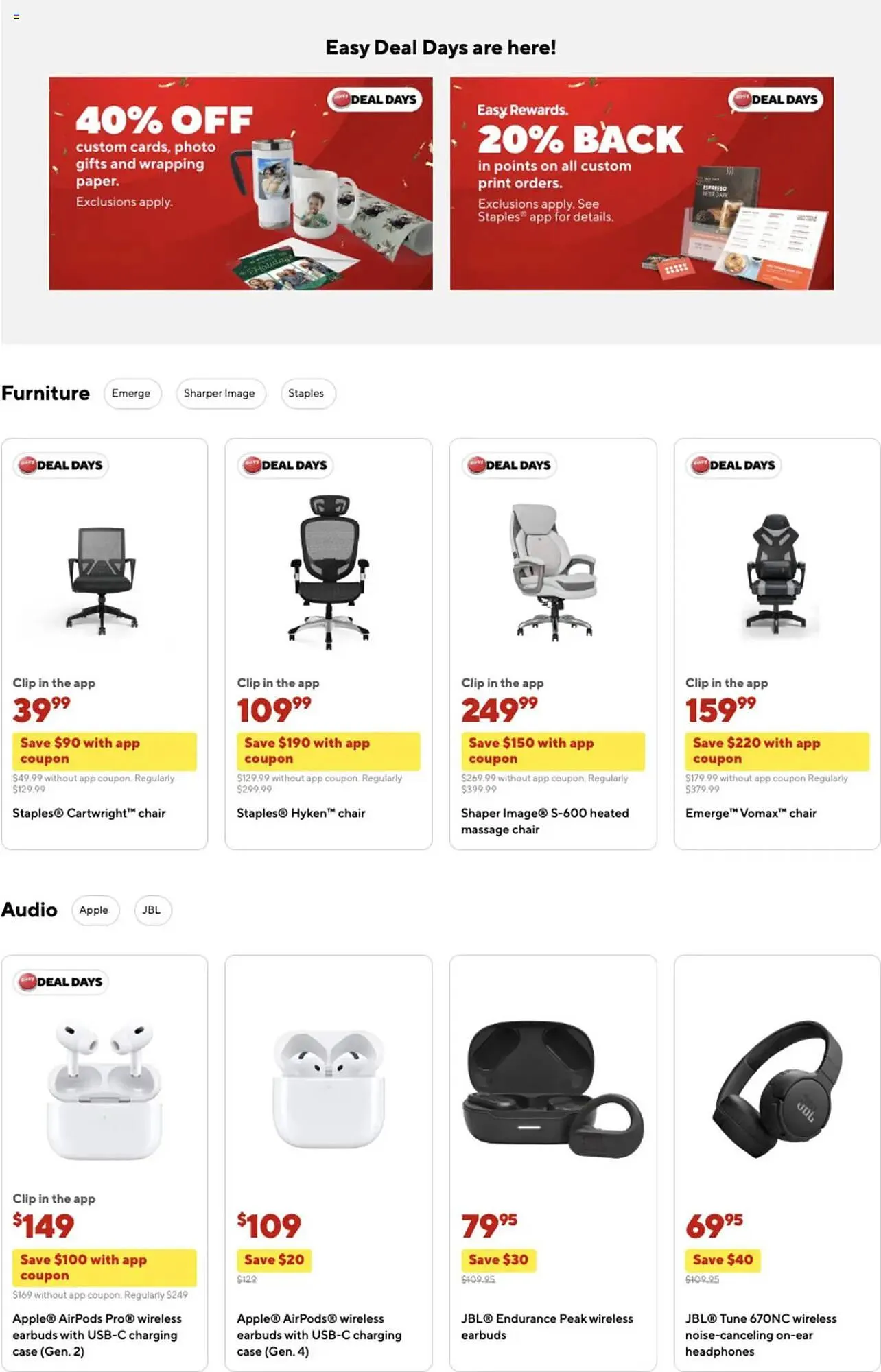 Weekly ad Staples weekly ad from October 5 to October 12 2025 - Page 4