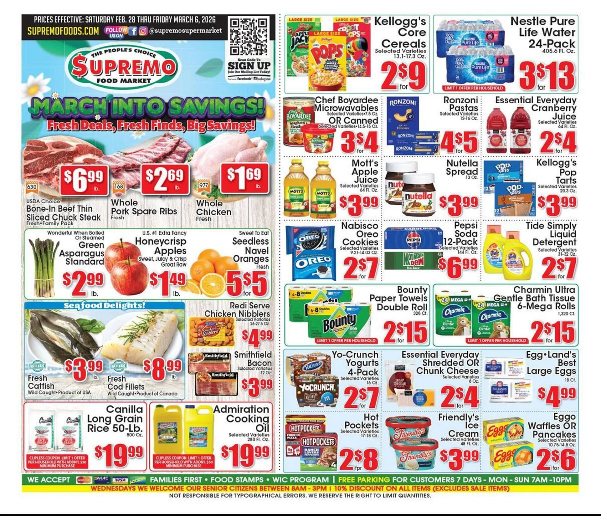 Weekly ad Supremo Foods Inc weekly ad from February 28 to March 6 2026 - Page 1