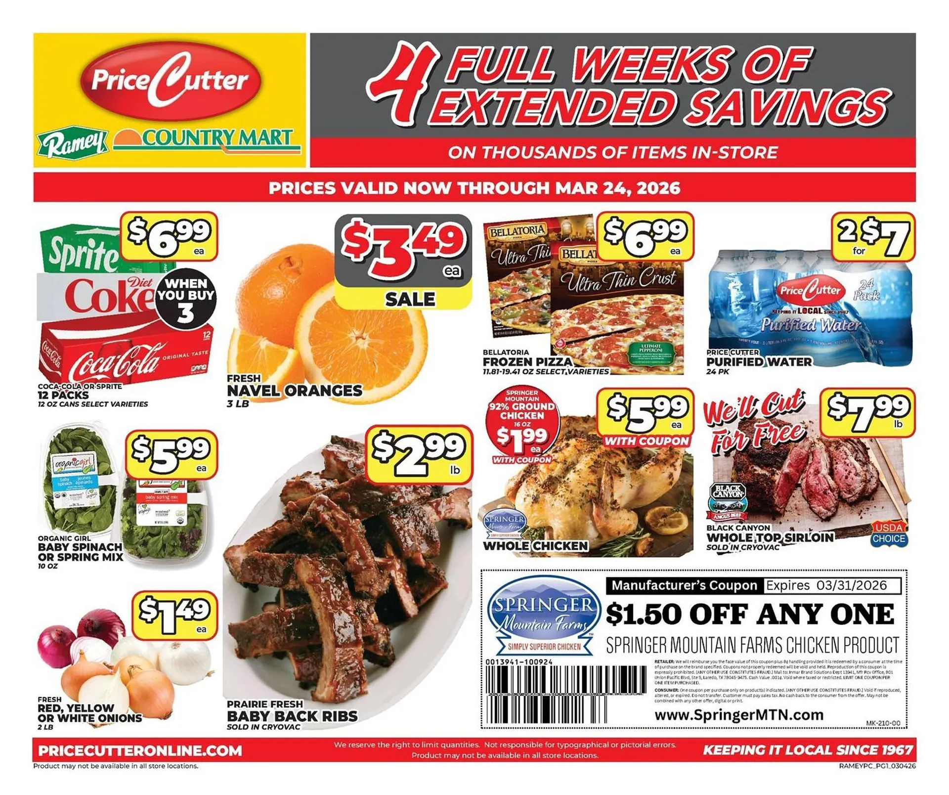 Weekly ad Price Cutter weekly ad from March 1 to March 24 2026 - Page 2