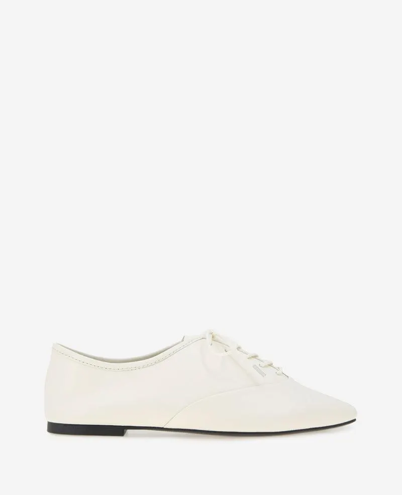 Justice Box Toe Lace Up Flat