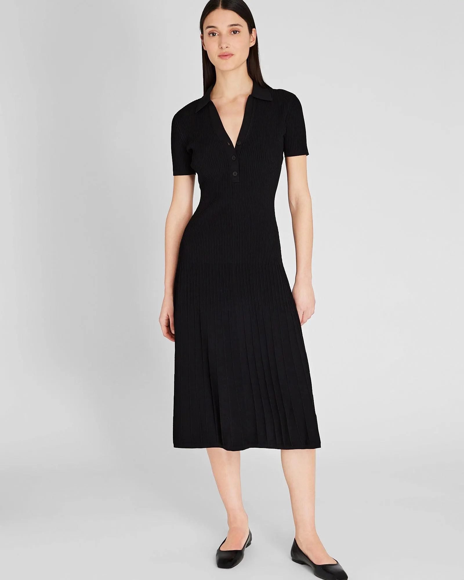 Johnny Collar Midi Dress
