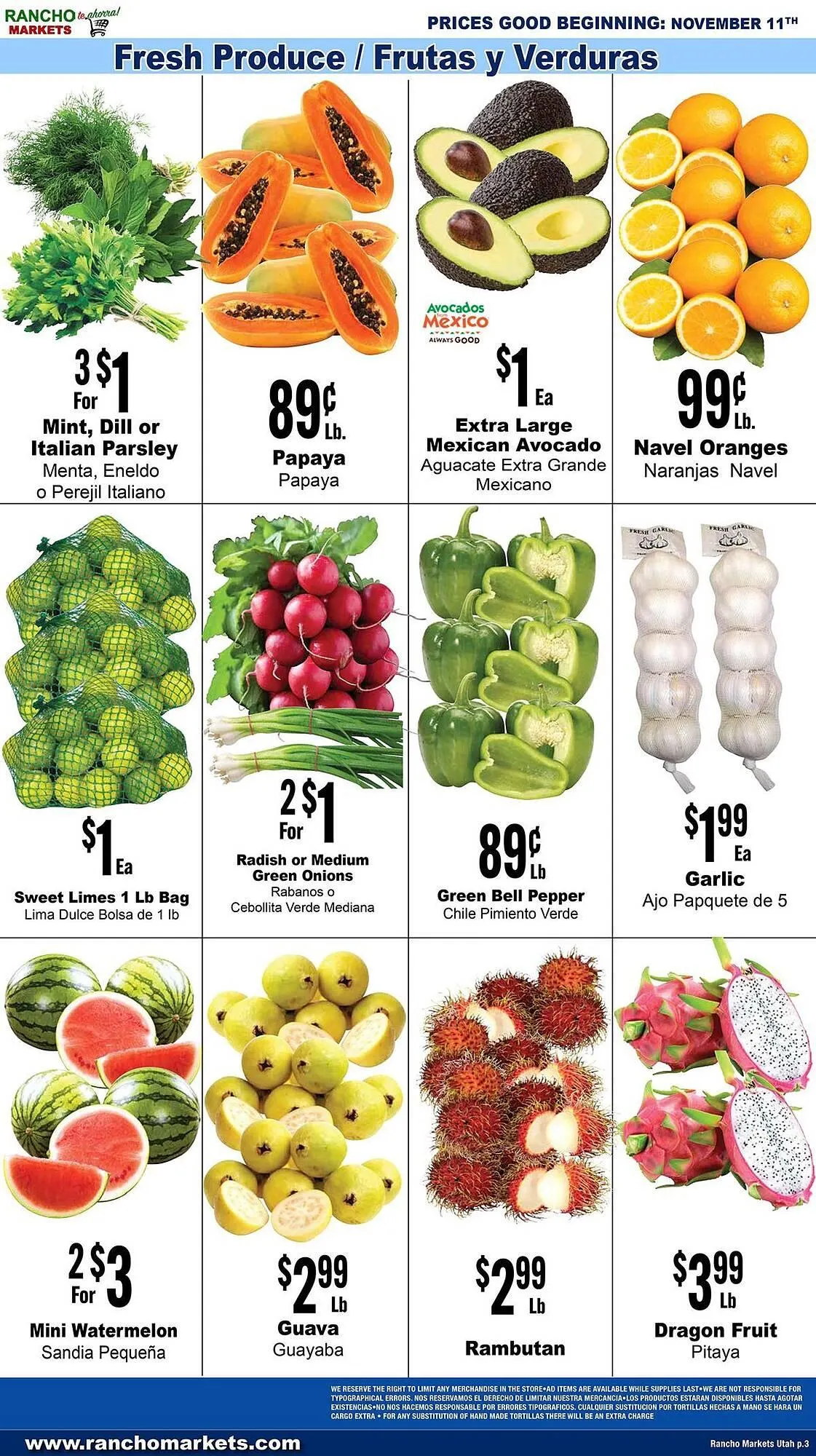 Weekly ad Rancho Markets weekly ad from November 11 to November 17 2025 - Page 3