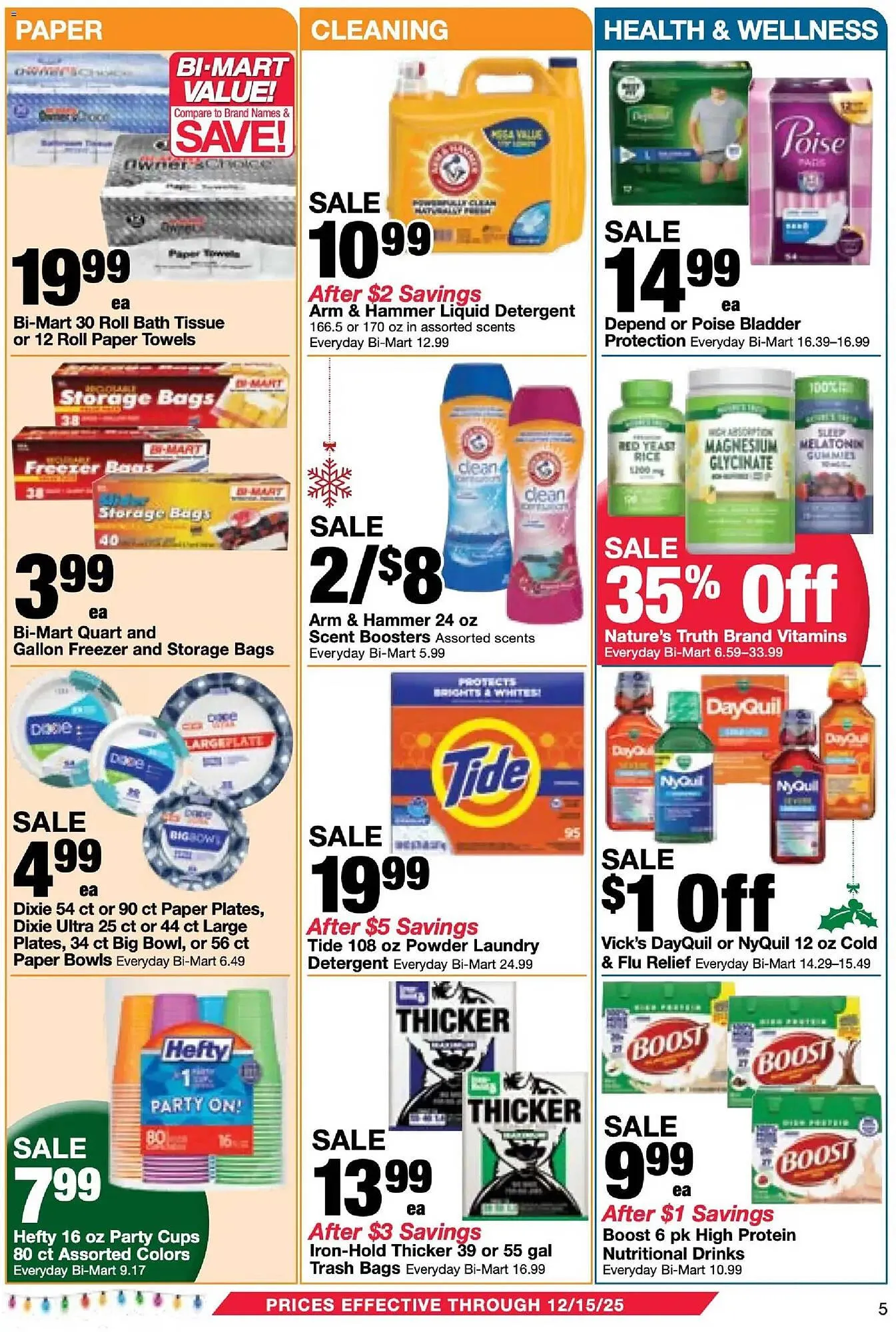 Weekly ad Bi-Mart weekly ad from December 2 to December 15 2025 - Page 5