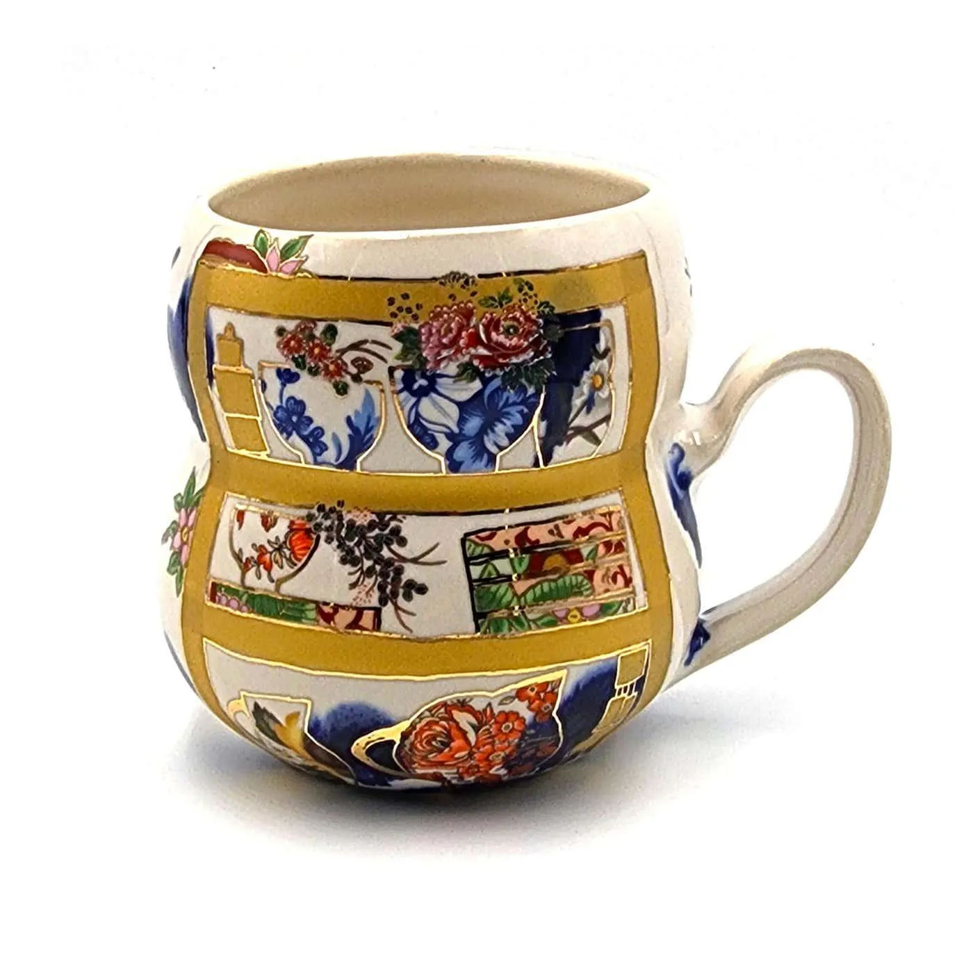 Melanie Sherman Cup with big Japanese Vase #1 (Handmade, Mid-Century, Modern, Vibrant, `40% OFF) 2025