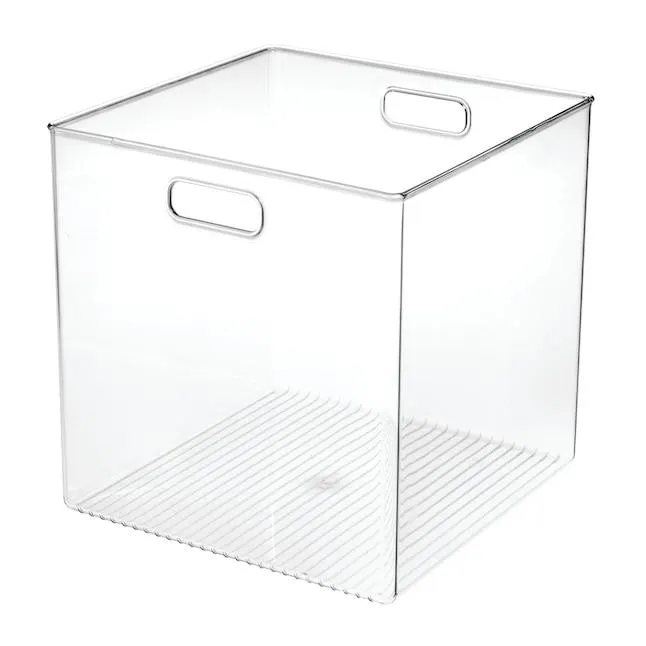Style Selections ( 12-in W x 12-in H x 12-in D ) Clear Plastic Bin