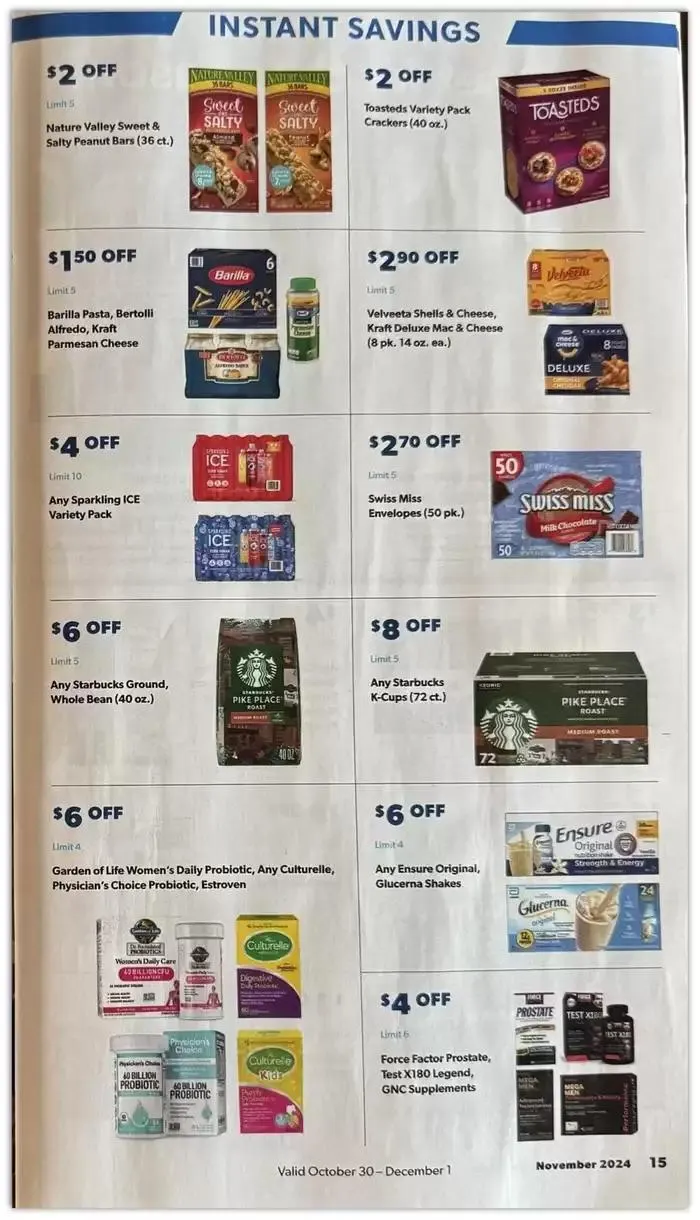 Weekly ad Current bargains and offers from October 19 to November 2 2024 - Page 40