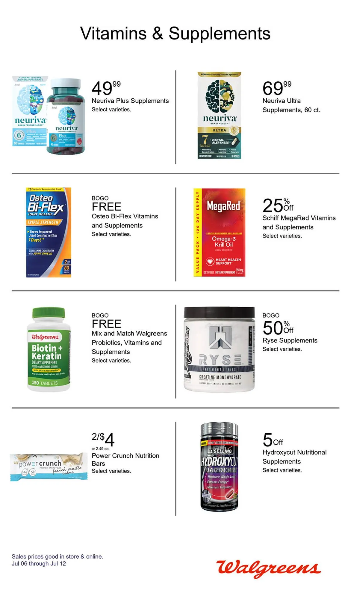 Weekly ad Walgreens Weekly Ad from July 6 to July 12 2025 - Page 12