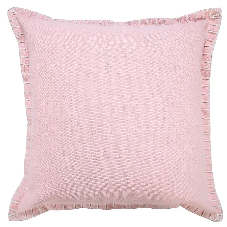 LR Home Vital 20-in x 20-in Light Pink Square Indoor Decorative Pillow
