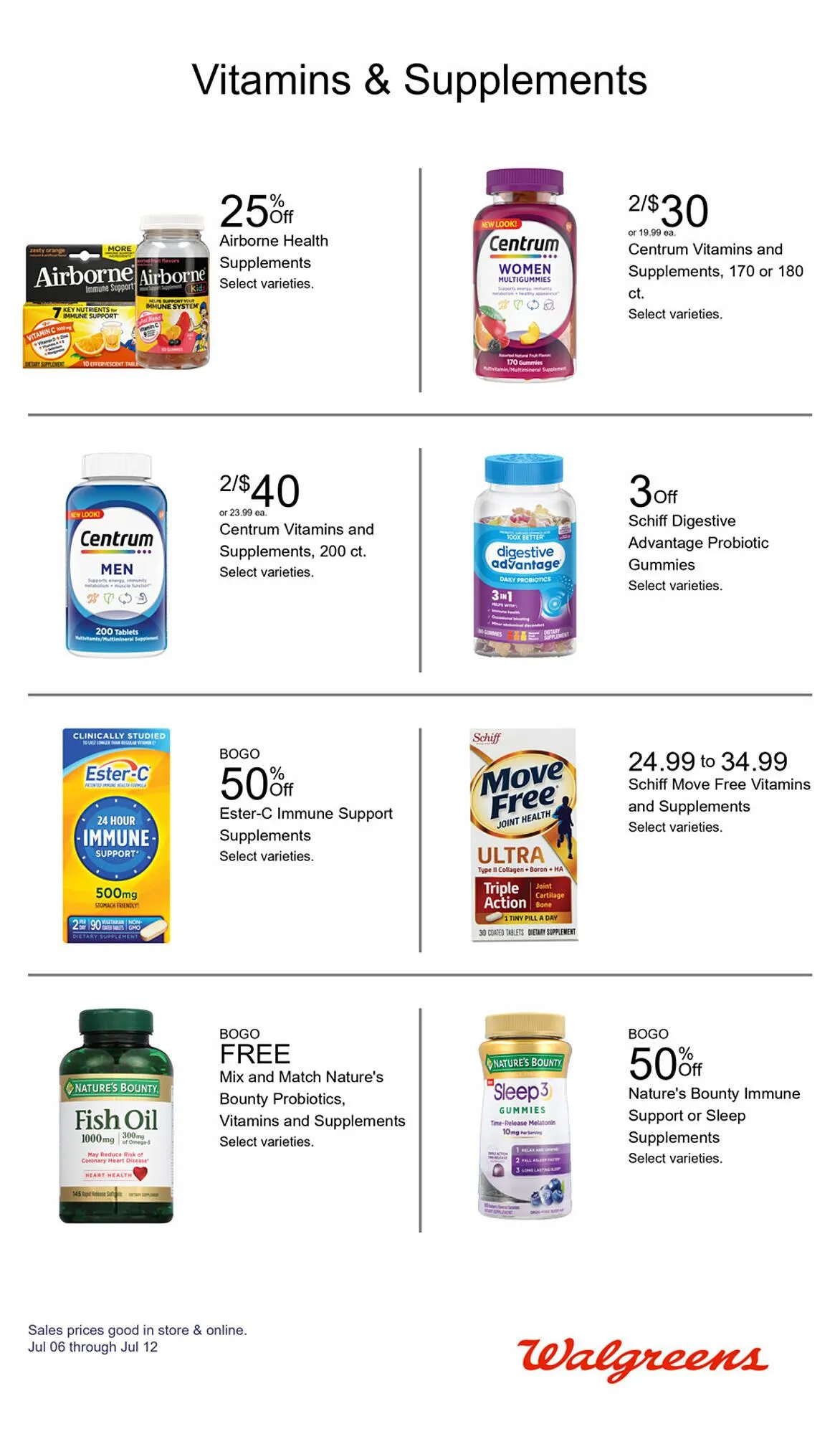Weekly ad Walgreens Weekly Ad from July 6 to July 12 2025 - Page 11