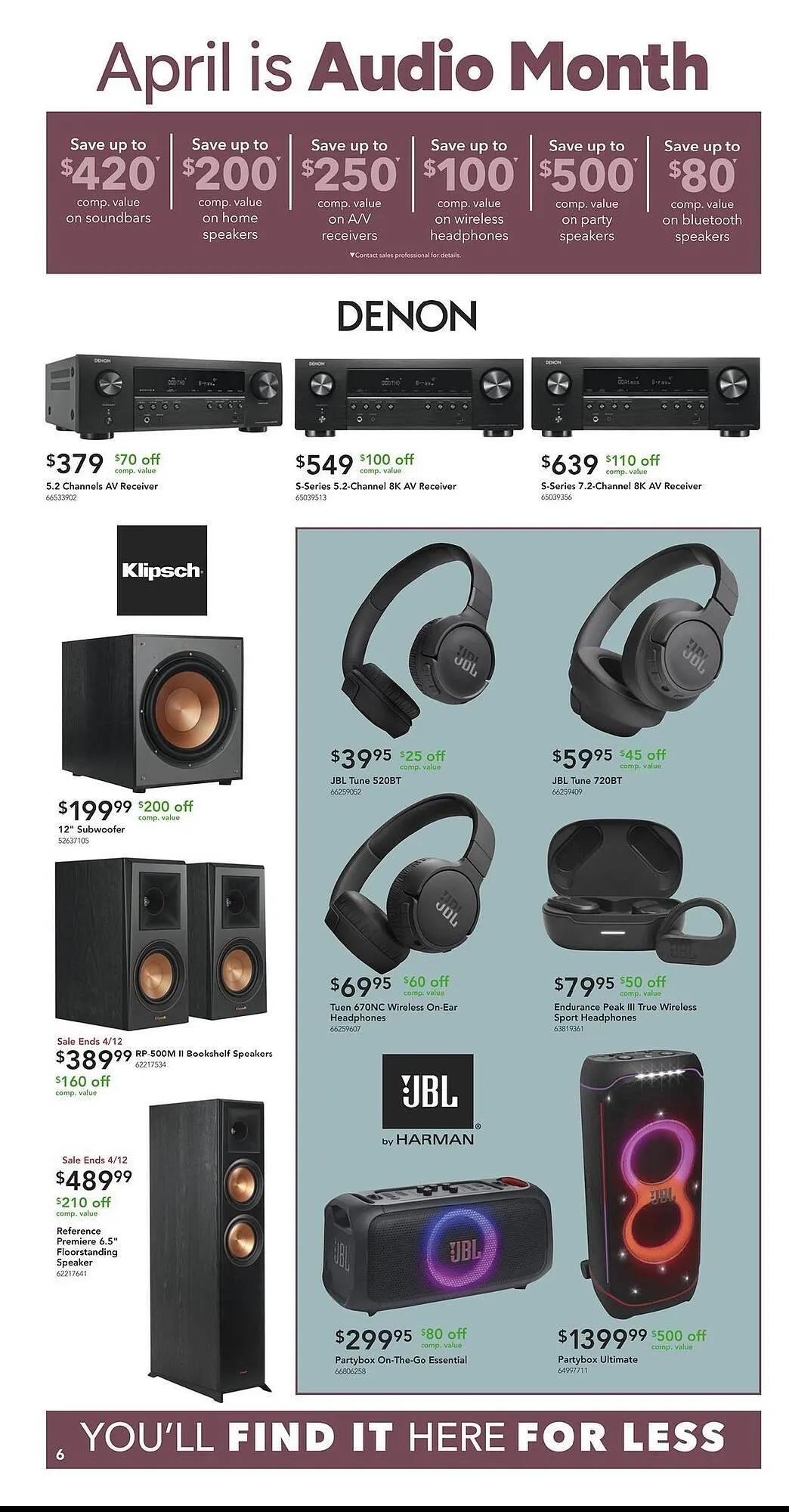 Weekly ad Nebraska Furniture Mart weekly ad from April 8 to April 14 2026 - Page 6