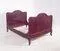 French Louis XV Style Bed in Mahogany, 1890